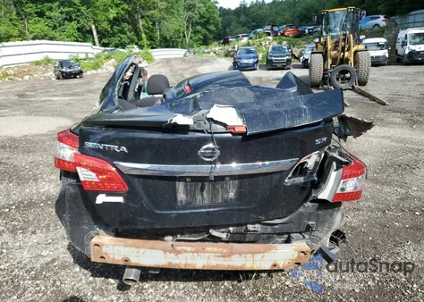 2015 Nissan Sentra S z USA, uszkodzony, nr VIN 3N1AB7AP7FY302972